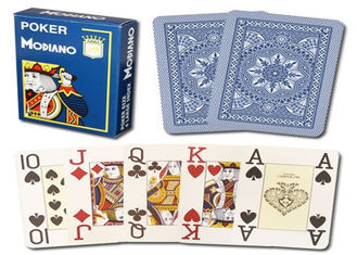 Gamble Cheat Modiano Cristallo Marked Playing Cards , Waterproof Cheat Cards