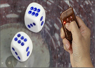 Non Magnetic Electronic Dice Cheating Device With Remote Control 8 / 10 / 12 / 14mm