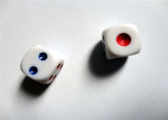 Plastic Dice Cheating Device for Gamling Cheat / Magic Show with 8 / 10 / 12 / 14mm Size
