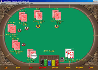 English Version Texas Holdem Analysis Software With XP System , Poker Tournament Software