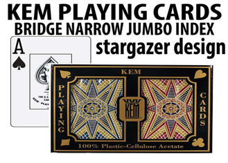 Advanced KEM Stargazer Invisible Ink Marked Card Decks For Cheating Poker Games