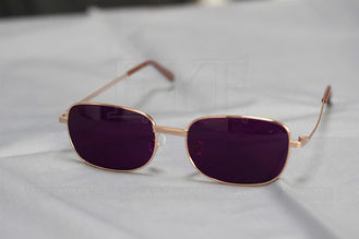 Classic Luminous Sunglasses Marked Cards Contact Lenses Violet Purple