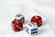 Red / White Mercury Dice Cheating Device , Magic Trick Casino Craps Dice