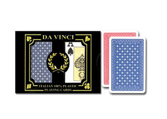 Invisible Da Vinci Neve Marked Playing Cards , Poker Cheat Gamblers Marked Deck